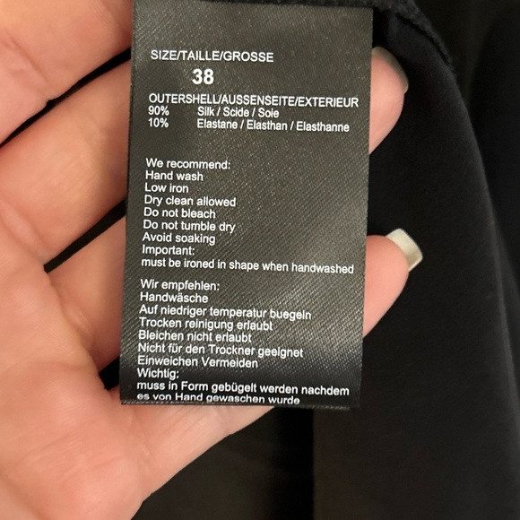 Sand Copenhagen Black Silk blend button down shirt - Picture 5 of 7